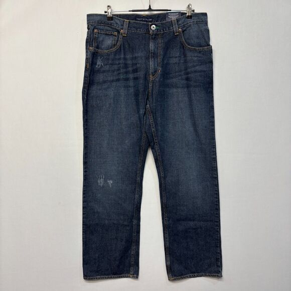 NWT Tommy Hilfiger Freedom Men Jeans Size 36x32 Relaxed Fit Straight Leg C036 28 - Picture 1 of 16